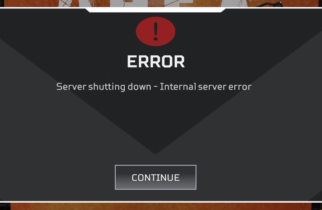 Server Shutting Down - Internal Error | EA Forums - 5491638