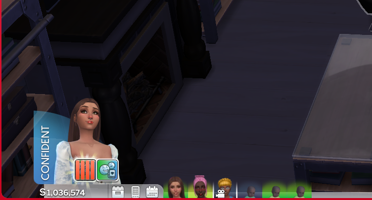 My action queue isnt showing up for only one sim | EA Forums - 9157844