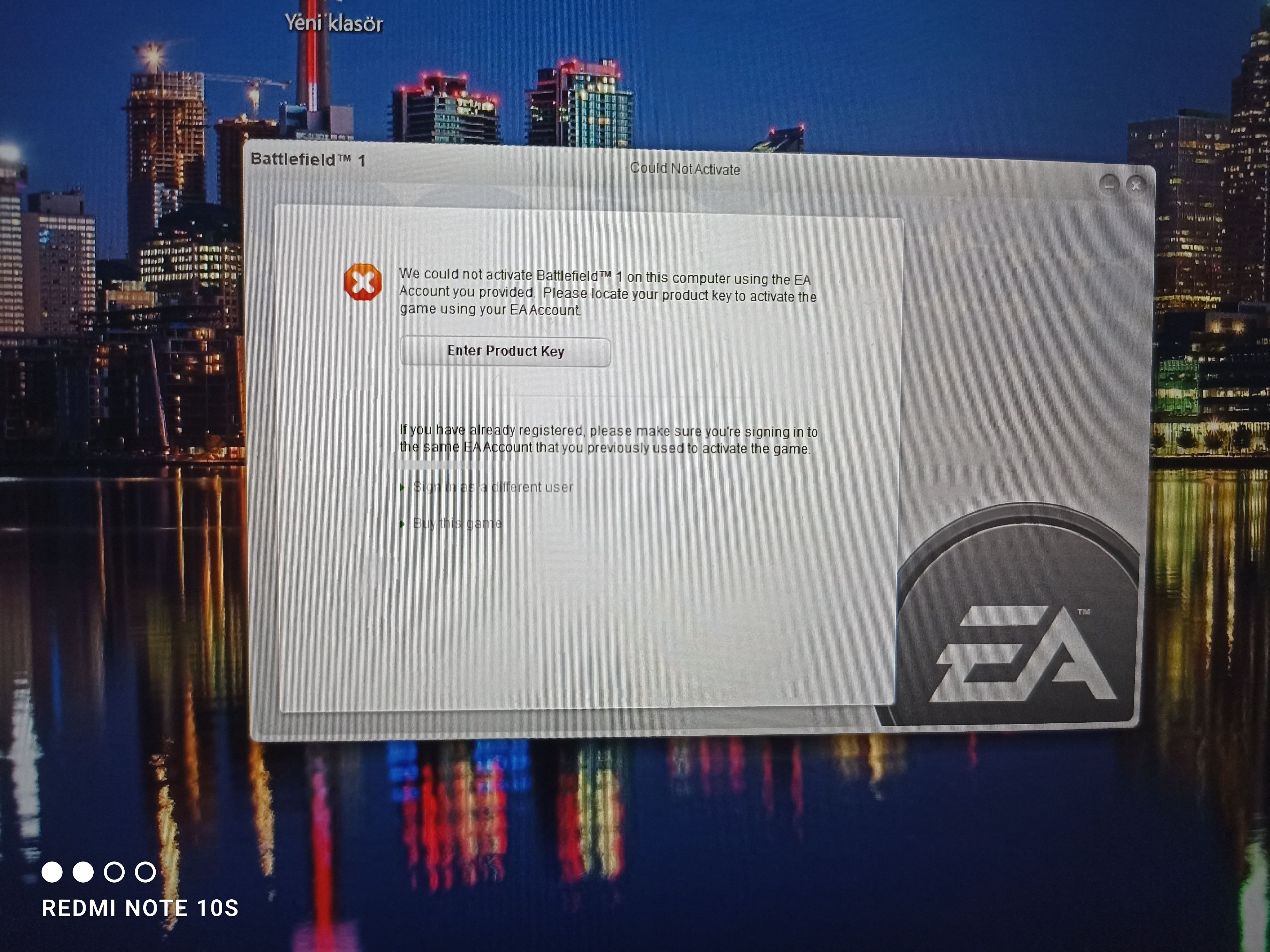 Could Not Activate | EA Forums - 11872418