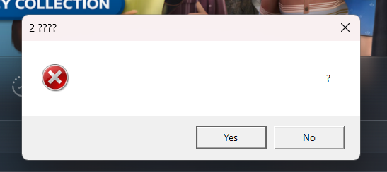 How can I fix BLANK ERROR WINDOW ? | EA Forums - 11886531