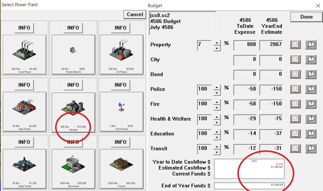 Simcity 2000, Small text in Power Plant & Budget menus. Fix? | EA ...