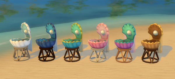 Culla Ninna Nanna del Mare per i Sims neonati acquatici